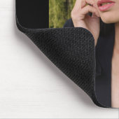 Portret van een mooie jonge dame muismat (Hoek)