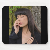 Portret van een mooie jonge dame muismat (Voorkant)