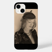 Portret van een mooie vrouw Case-Mate iPhone case (Achterkant)