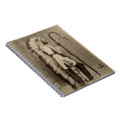 Portret van een Native American van 'Buffalo Bill' Notitieboek (Rechterzijde)