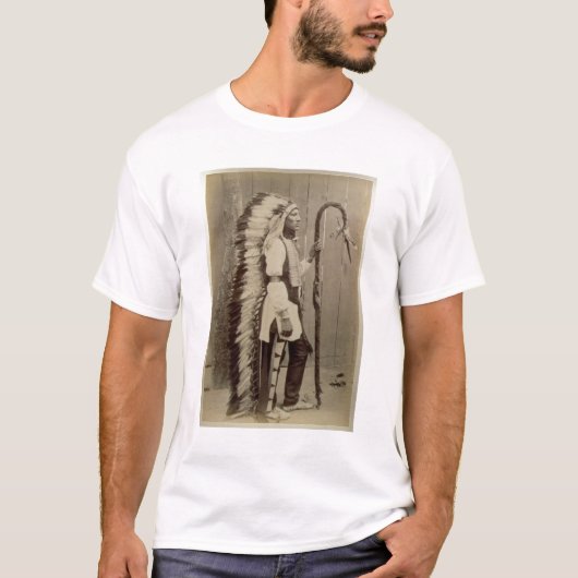 Portret van een Native American van 'Buffalo Bill' T-shirt (Voorkant)