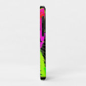 Portret van een neon kat Case-Mate iPhone case (Achterkant/links)