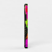 Portret van een neon kat Case-Mate iPhone case (Achterkant/rechts)