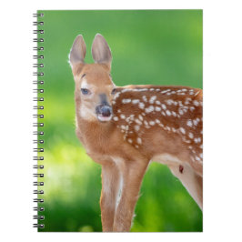 Portret van een Newborn Fawn (witstaarhert) Notitieboek