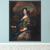 Portret van een Noble Lady door Pierre Mignard Canvas Afdruk (Insitu (Houten vloer))