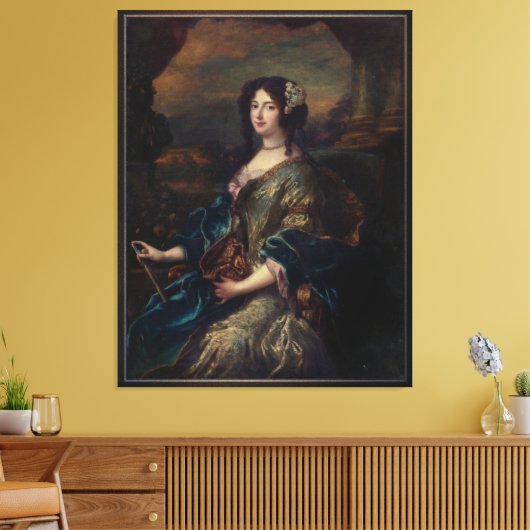 Portret van een Noble Lady door Pierre Mignard Canvas Afdruk (Insitu (Woonkamer))