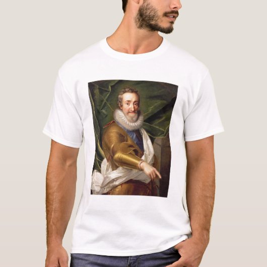 Portret van een Nobleman in Armor T-shirt (Voorkant)