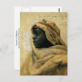 Portret van een Nubian Briefkaart (Voorkant / Achterkant)