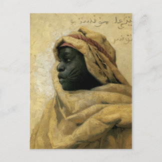 Portret van een Nubian Briefkaart