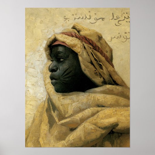 Portret van een Nubian Poster (Voorkant)