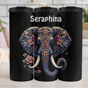 Portret van een olifant: de schoonheid van Seraphi Thermosbeker