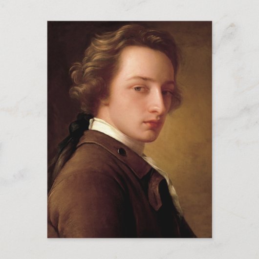 Portret van een onbekende Man Fine Art Briefkaart (Voorkant)