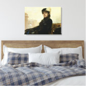 Portret van een onbekende vrouw, 1883 canvas afdruk (Insitu (Slaapkamer))