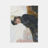Portret van een onbekende vrouw, Ivan Kramskoi Fleece Deken (Voorkant)
