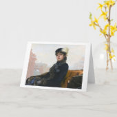 Portret van een onbekende vrouw, Ivan Kramskoi Kaart (Gele Bloem)