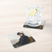 Portret van een onbekende vrouw, Ivan Kramskoi Kartonnen Onderzetters (Insitu)