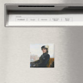 Portret van een onbekende vrouw, Ivan Kramskoi Magneet (Insitu (Vaatwasser))