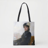 Portret van een onbekende vrouw, Ivan Kramskoi Tote Bag (Voorkant)