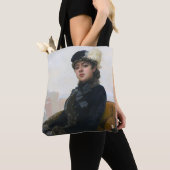 Portret van een onbekende vrouw, Ivan Kramskoi Tote Bag (Dichtbij)