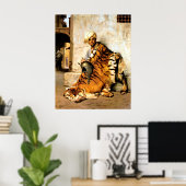 Portret van een oostelijk man poster (Thuiskantoor)