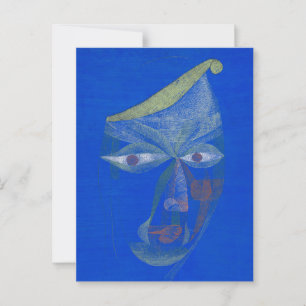Portret van een oosterling, Blauw Briefkaart