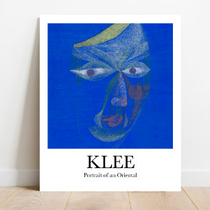 Portret van een oosterling door Paul Klee Poster
