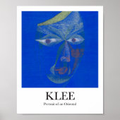 Portret van een oosterling door Paul Klee Poster (Voorkant)