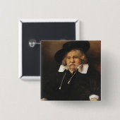 Portret van een oud man, 1667 vierkante button 5,1 cm (Voorkant /achterkant)