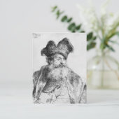 Portret van een oud man briefkaart (Staand voorkant)