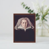 Portret van een oudere vrouw van Reni Guido Briefkaart (Staand voorkant)