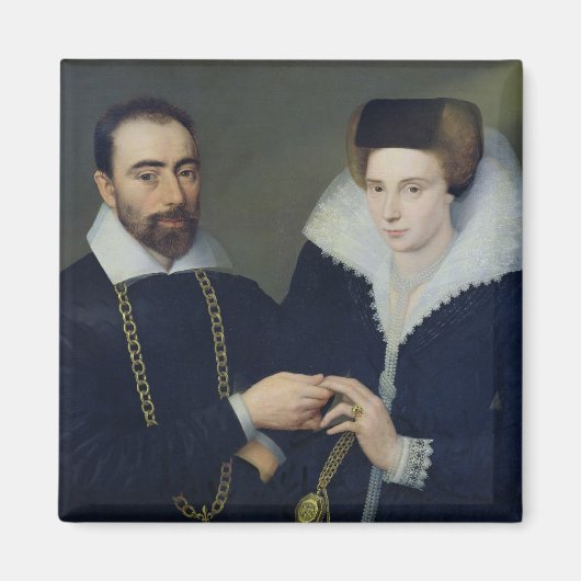Portret van een paar magneet (Voorkant)