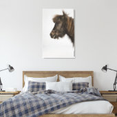 portret van een paard canvas afdruk (Insitu (Slaapkamer))