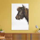 portret van een paard canvas afdruk (Insitu (Woonkamer))