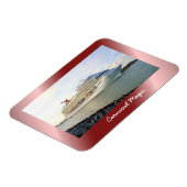 Portret van een passerend cruiseschip magneet (Linkerzijde)