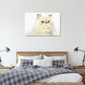 Portret van een Perzische kat Canvas Afdruk (Insitu (Slaapkamer))