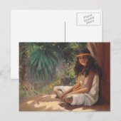 Portret van een polynesiaans meisje - Helen T. Dra Briefkaart (Voorkant / Achterkant)