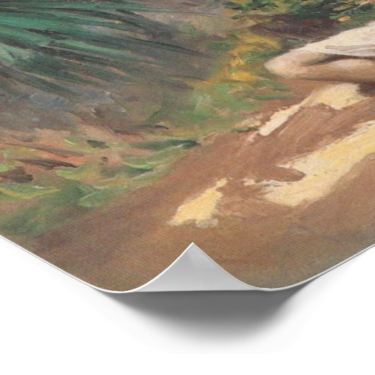 Portret van een polynesiaans meisje - Helen T. Dra Poster (Hoek)