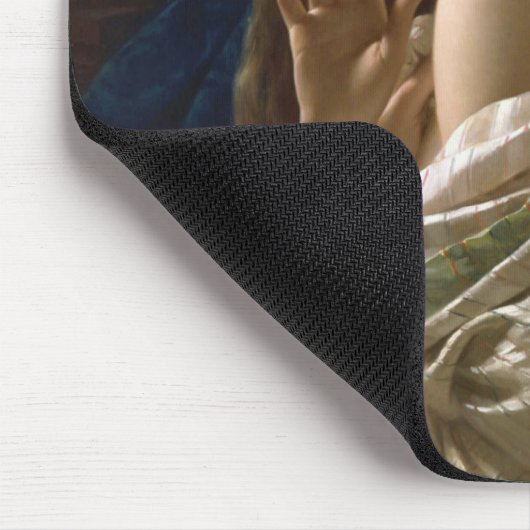 Portret van een prachtig Flirty jonge vrouw Muismat (Hoek)