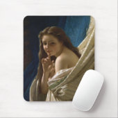 Portret van een prachtig Flirty jonge vrouw Muismat (Met muis)