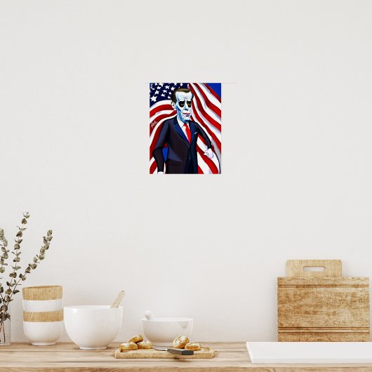 Portret van een President Poster (Keuken)