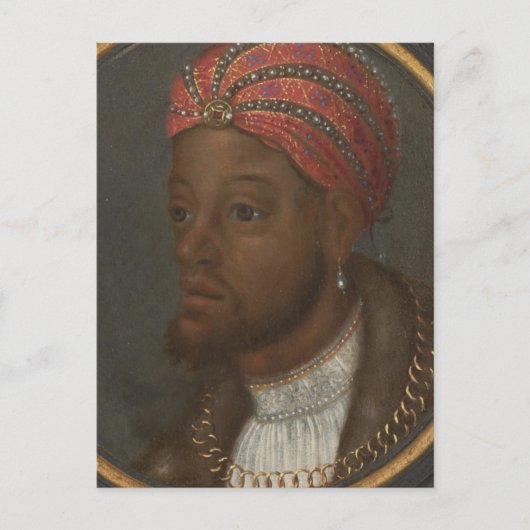 Portret van een rijke Afrikaan Briefkaart (Voorkant)