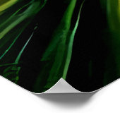 Portret van een robotische buitenaardse | AI Art. Poster (Hoek)