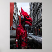 Portret van een rode Republikeinse buitenaards | A Poster (Voorkant)