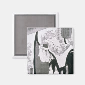 Portret van een Ronin uit 'Seichin Gushi Shozo' Magneet (Voorkant / Achterkant)