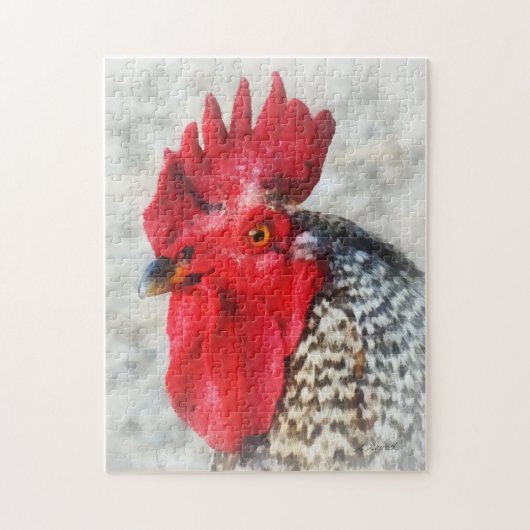 Portret van een Rooster Legpuzzel (Verticaal)