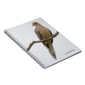 Portret van een rouwduif notitieboek (Rechterzijde)