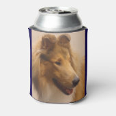 Portret van een ruige Sable Collie Blikjeskoeler (Blikje Achterkant)