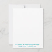 Portret van een ruige Sable Collie Notitiekaartje (Achterkant)