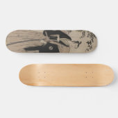 Portret van een samoerai-krijger op ware grootte c skateboard (Horizontaal)