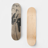 Portret van een samoerai-krijger op ware grootte c skateboard (Voorkant)